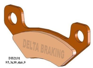 DELTA BRAKING KLOCKI HAMULCOWE KH398 CAN-AM DS 450 '08-'14 TYŁ - ZASTĘPUJĄ DB2131MX-D ORAZ DB2131QD-D (1)