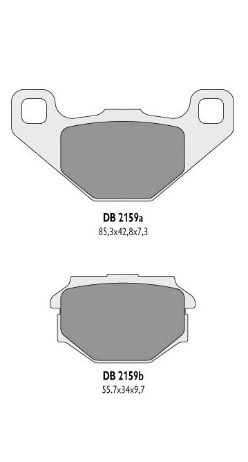 DELTA BRAKING KLOCKI HAMULCOWE KH382 - ZASTĘPUJĄ DB2159MX-D ORAZ DB2159QD-D (1)
