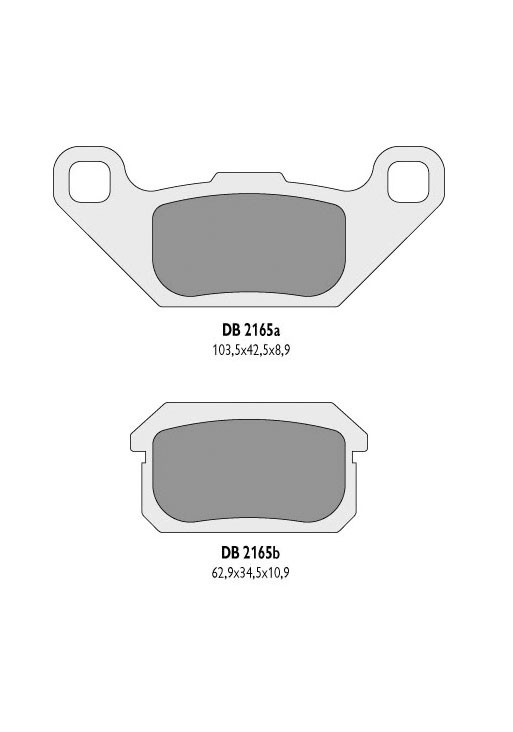 DELTA BRAKING KLOCKI HAMULCOWE KH431 ATV ADLY + QUADZILLA - ZASTĘPUJĄ DB2165MX-D ORAZ DB2165QD-D (1)