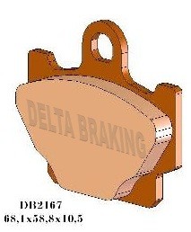 DELTA BRAKING KLOCKI HAMULCOWE KH81 - ZASTĘPUJĄ DB2167MX-D I DB2167QD-D (1)