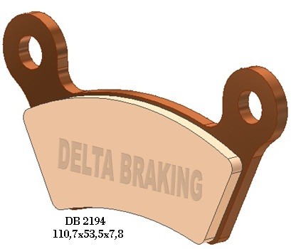 DELTA BRAKING KLOCKI HAMULCOWE KH473 CAN-AM SPYDER RS / RS-S / RT / RT LTD / RT-S '10-12, RS SE5 / SM5 '08-09 TYŁ STRONA LEWA - ZASTĘPUJĄ DB2194RD-N4 (1)