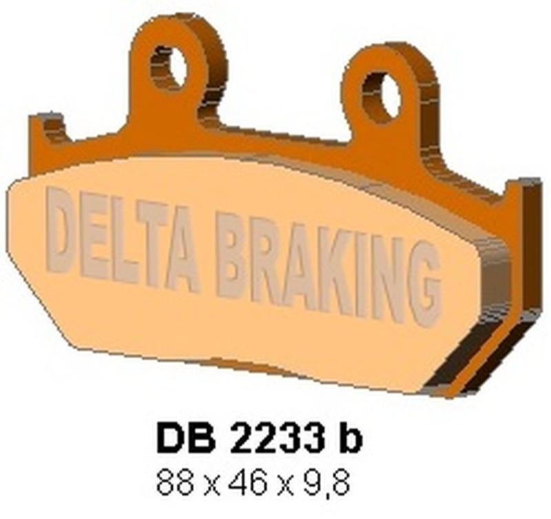 DELTA BRAKING KLOCKI HAMULCOWE KH642 CAN AM MAVERIC 1000 LEWY - ZASTĘPUJĄ DB2233MX-D ORAZ DB2233QD-D (1)