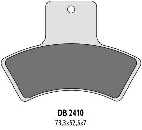DELTA BRAKING KLOCKI HAMULCOWE KH270 QUADZILLA - ZASTĘPUJĄ DB2410MX-D ORAZ DB2410QD-D (1)