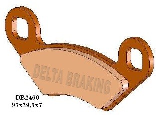 DELTA BRAKING KLOCKI HAMULCOWE KH159 POLARIS - ZASTĘPUJĄ DB2460MX-D ORAZ DB2460QD-D FA159 (1)