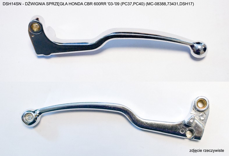 PSYCHIC DŹWIGNIA SPRZĘGŁA HONDA CBR 600RR '03-'09 (PC37,PC40) (DSH14SN,73431,DSH17) (1)