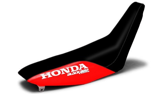 BLACKBIRD WYPRZEDAŻ POKROWIEC / POSZYCIE NA SIEDZENIE HONDA CR 125 '93-'97, CR 250 '92-'96 TRADITIONAL KOLOR CZARNY/CZERWONY NAPISY HONDA