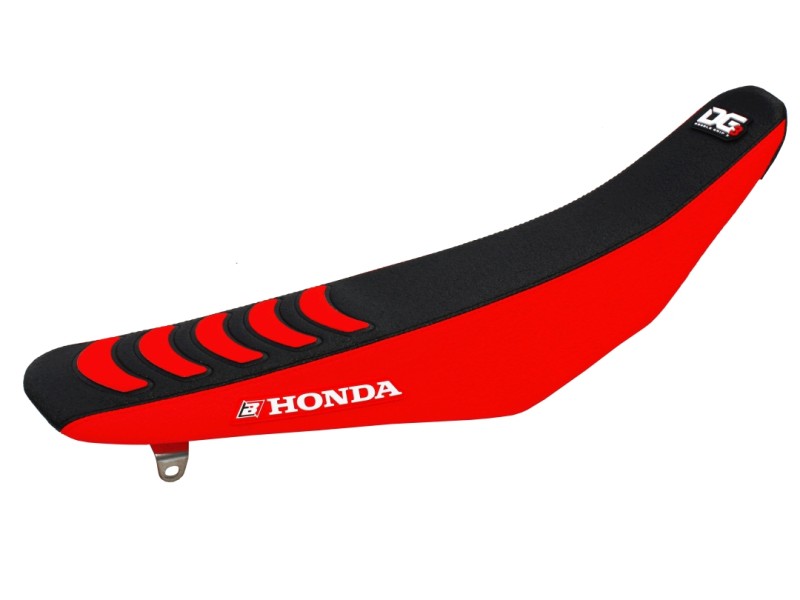 BLACKBIRD POKROWIEC / POSZYCIE NA SIEDZENIE HONDA CRF 250R '14-'17, CRF 450R '13-'16 DOUBLE GRIP 3, KOLOR CZARNY CZERWONY