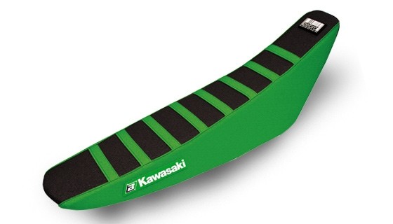 BLACKBIRD WYPRZEDAŻ POKROWIEC / POSZYCIE NA SIEDZENIE KAWASAKI KXF 250/450 '06-'08 ZEBRA KOLOR CZARNY ZIELONY