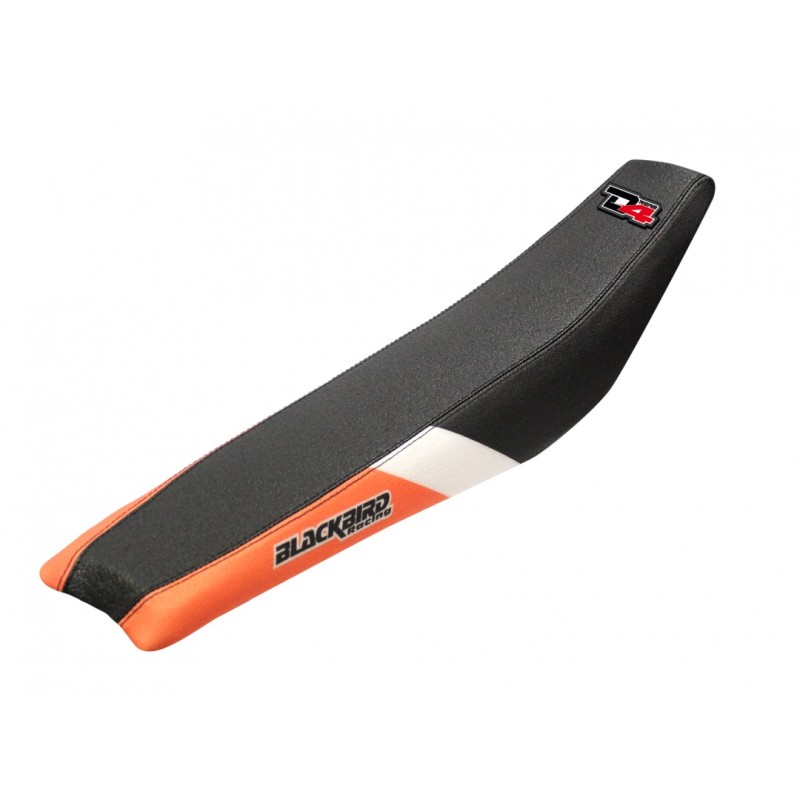BLACKBIRD POKROWIEC / POSZYCIE NA SIEDZENIE KTM SX/SXF '98-'06, EXC/EXCF '98-'07 (SX ALL MODELS '98-'06) (EXC ALL MODELS '98-'07) DREAM 4 KOLOR POMARAŃCZOWY CZARNY