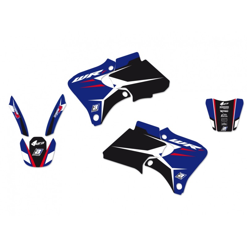 BLACKBIRD KOMPLET NAKLEJEK (OKLEIN) YAMAHA WR 250/400/426F '98-'02 DREAM 4 KOLOR NIEBIESKI CZARNY (1)
