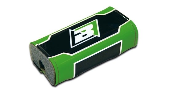 BLACKBIRD OSŁONA KIEROWNICY PRO TAPER (28MM) LOGO BLACKBIRD KOLOR ZIELONY (1)