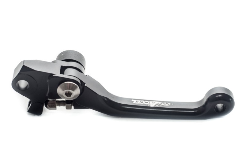 ACCEL DŹWIGNIA (KLAMKA NIEŁAMKA) HAMULCA YAMAHA YZF 250 '07-'22, YZF 450 '08-'22, YZ125/250 '08-'22, KAWASAKI KXF`13-20 KOLOR CZARNY (1)