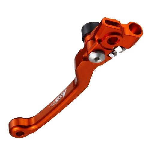ACCEL DŹWIGNIA (KLAMKA NIEŁAMKA) SPRZĘGŁA KTM SX/SXF/EXC '07-'18 (POMPA BREMBO) KOLOR POMARAŃCZOWY (EASY PULL - LEKKIE SPRZĘGŁO) (1)
