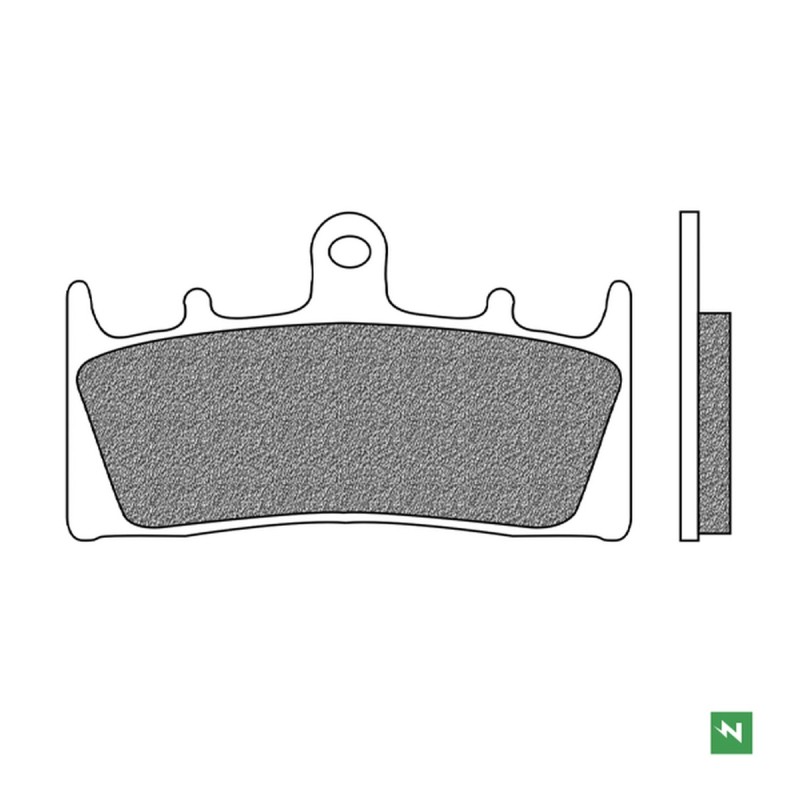 NEWFREN KLOCKI HAMULCOWE PRZÓD KH188 KAWASAKI ZRX 1100/1200 '97-'08, SUZUKI GSF 1200 BANDIT '01-'05, GSX 1400 '01-'07 WYPRZEDAŻ (1)