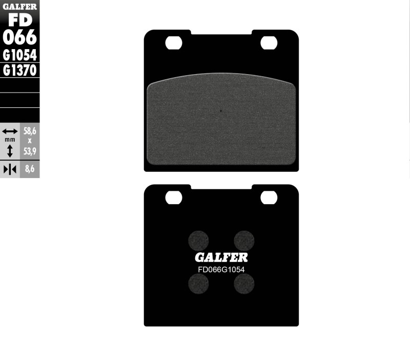 GALFER KLOCKI HAMULCOWE KH103 PÓŁMETALICZNE (1)