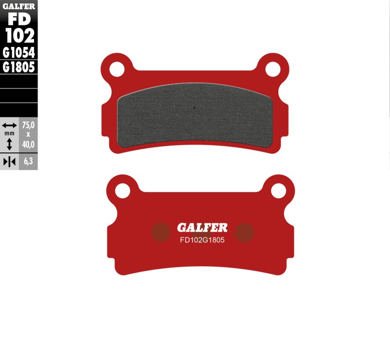 GALFER KLOCKI HAMULCOWE KH164 PÓŁMETALICZNE TRIAL (1)