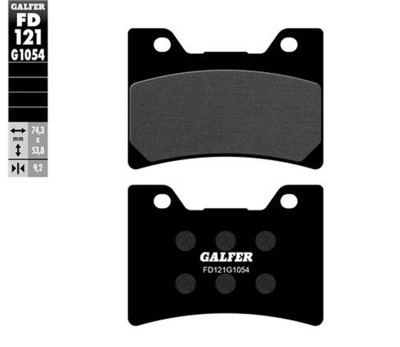 GALFER KLOCKI HAMULCOWE KH160 SPIEK METALICZNY (ZŁOTE) STREET WYPRZEDAŻ (1)