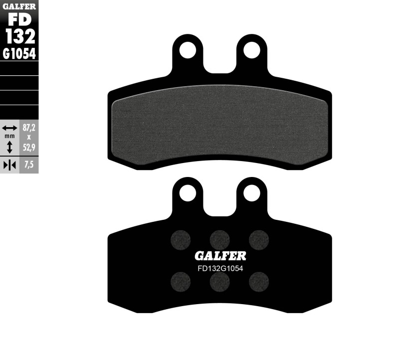 GALFER KLOCKI HAMULCOWE KH177 PÓŁMETALICZNE (1)