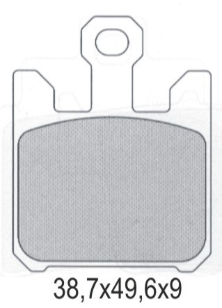 GALFER KLOCKI HAMULCOWE KH369/4 PÓŁMETALICZNE (OFERTA SPECJALNA) WYPRZEDAŻ (1)