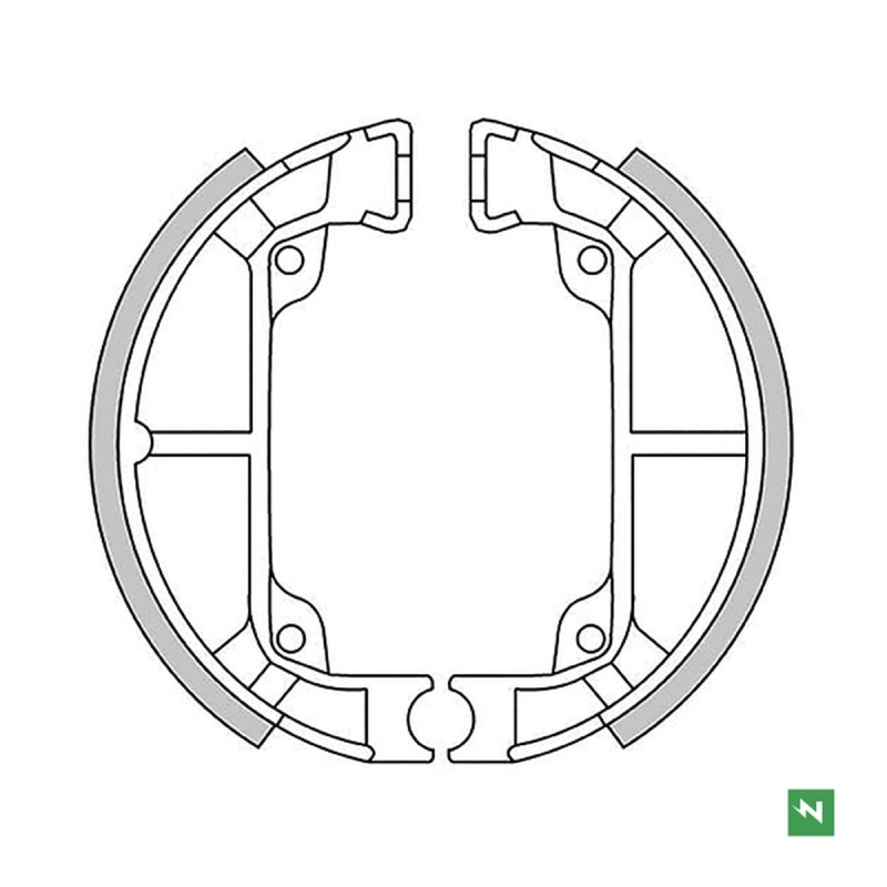 NEWFREN WYPRZEDAŻ SZCZĘKI HAMULCOWE SUZUKI ADRESS 50, TUNE 50 '93-, ATALA BYTE 50, HACKER 50 -'95 (95X20MM) (1)