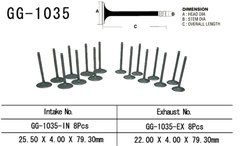 VESRAH ZAWÓR WYDECHOWY HONDA CBR 600 F3 95-98, CB600F HORNET '00-17' (OEM: 14721-MAL-600) (1SZT.) (MADE IN JAPAN) (1)