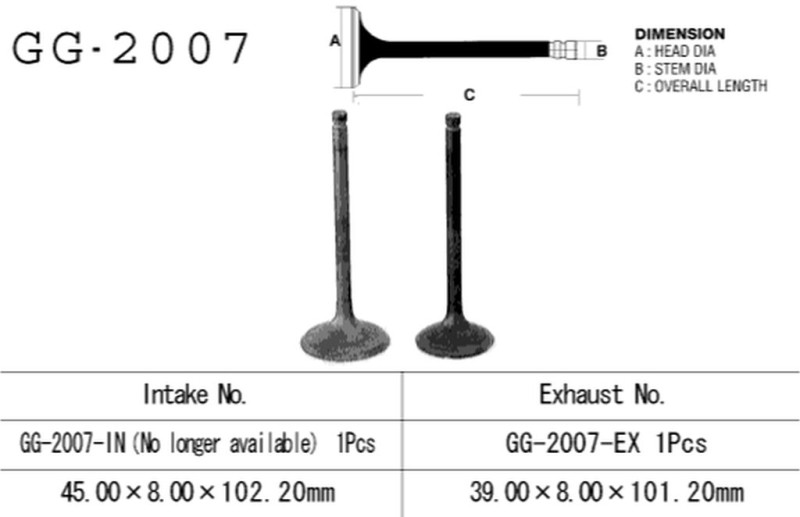 VESRAH ZAWÓR WYDECHOWY YAMAHA XT 500 '76-'79 (OEM: 583-12121-00) (1SZT.) (MADE IN JAPAN) (1)