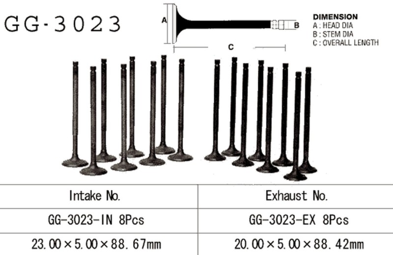 VESRAH ZAWÓR WYDECHOWY SUZUKI GSF 600 '95-05' GSX 600F '88-00' (OEM: 12912-19C00) (1SZT.) (MADE IN JAPAN) (1)