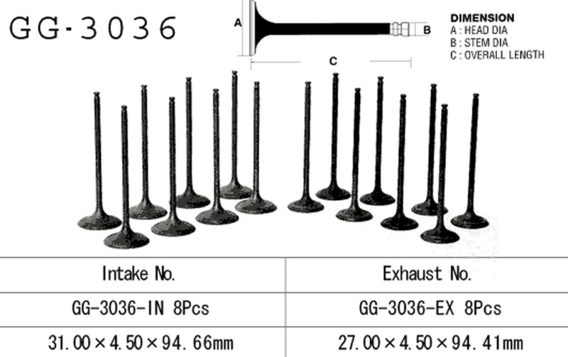 VESRAH ZAWÓR SSĄCY SUZUKI GSF 1250 '07-'10, GSXR 1100 W '94-'98, DL 650 '07-'17, SV 650/SVF 650 '99-'17 (OEM: 12911-18H00,12911-46E00) (1SZT.) (MADE IN JAPAN) (1)