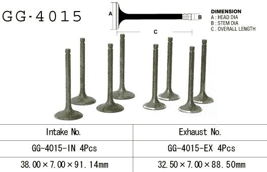 VESRAH ZAWÓR SSĄCY KAWASAKI KLR 650 '87-'09, GPZ 1100 UNITRAK '83-'85, ZN 1100B LTD '84-85' (OEM: 12004-1021,12004-1087) (1SZT.) (MADE IN JAPAN) (1)