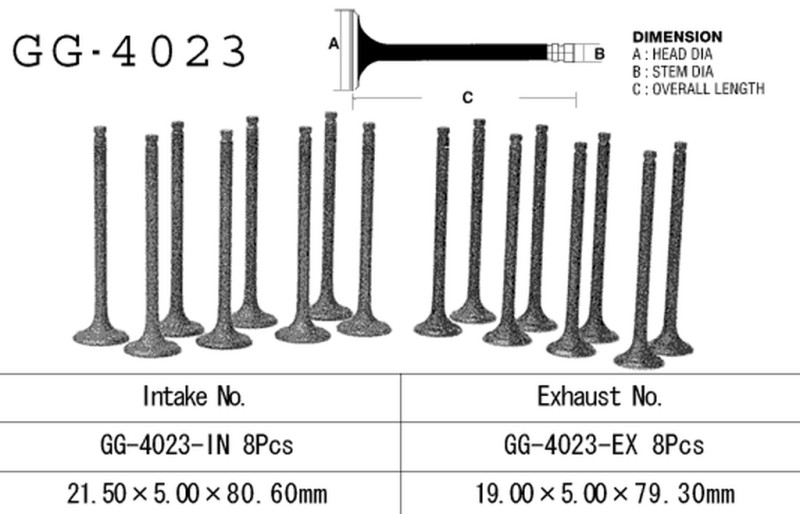 VESRAH ZAWÓR SSĄCY KAWASAKI GPX 600 R '89-99, GPZ 600R '85-90, ZL 600 '86-97' (OEM: 12004-1064,12004-1075) (1SZT.) (MADE IN JAPAN) (1)