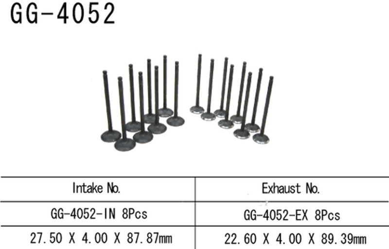 VESRAH ZAWÓR SSĄCY KAWASAKI ZX6RR 04 (ZX600M1) (OEM:12004-0006) (1SZT.) (MADE IN JAPAN) (1)