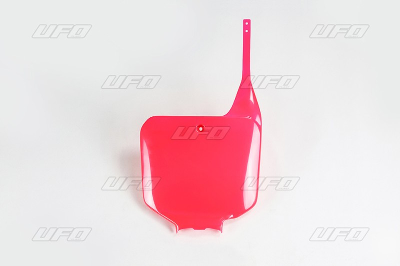 UFO TABLICA NA NUMER STARTOWY HONDA CR 125/250 '95-'99, CR 500 '95-'01 KOLOR CZERWONY (CR RED '92-99)
