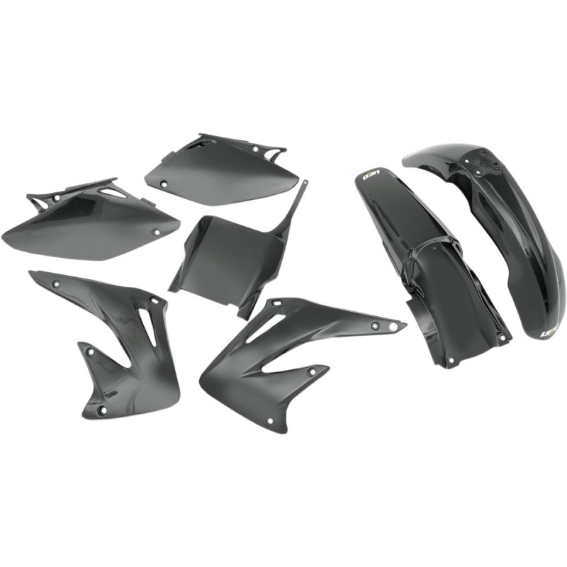 UFO KOMPLET PLASTIKÓW HONDA CRF 450 R '04 KOLOR CZARNY (HO107E001) (1)