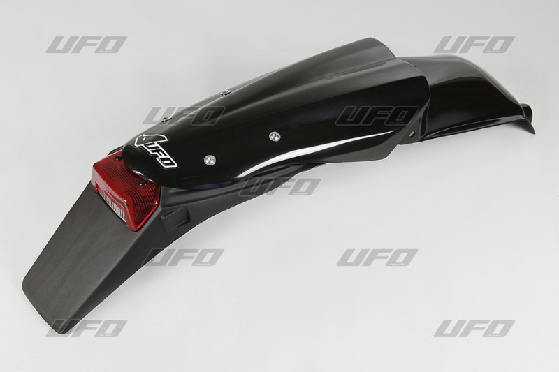 UFO BŁOTNIK TYŁ HUSQVARNA 2T '00-'04, 4T '02-'04 Z LAMPKĄ KOLOR CZARNY