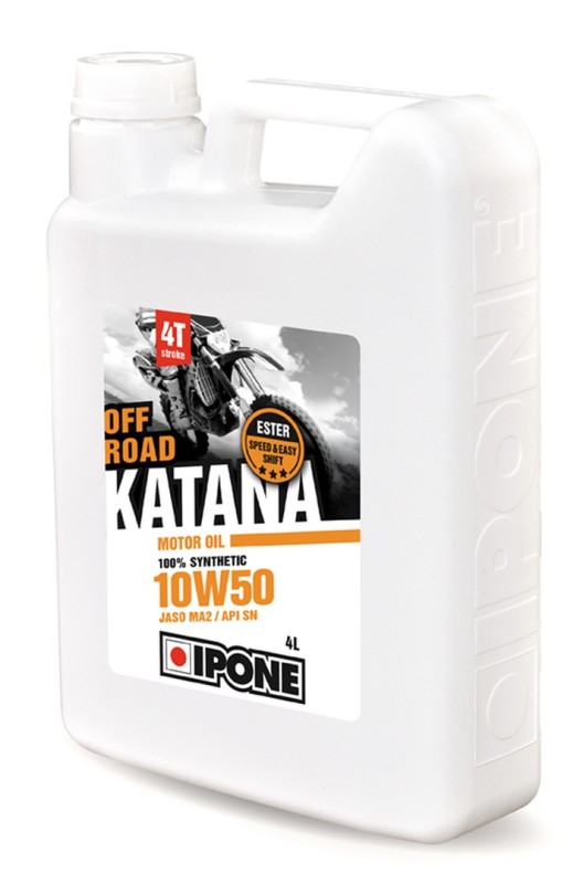 IPONE KATANA OFF ROAD 10W50 OLEJ SILNIKOWY 100% SYNTETYK 4L (ESTER, MA2) (AKC) (6) (1)