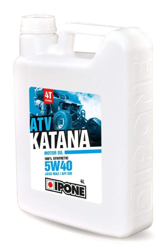 IPONE KATANA ATV 5W40 OLEJ SILNIKOWY 100% SYNTETYK 4L (ESTER, MA2) (AKC) (6) (1)
