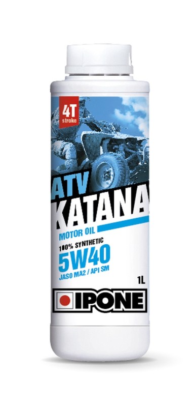 IPONE KATANA ATV 5W40 OLEJ SILNIKOWY 100% SYNTETYK 1L (ESTER, MA2) (AKC) (15) (1)