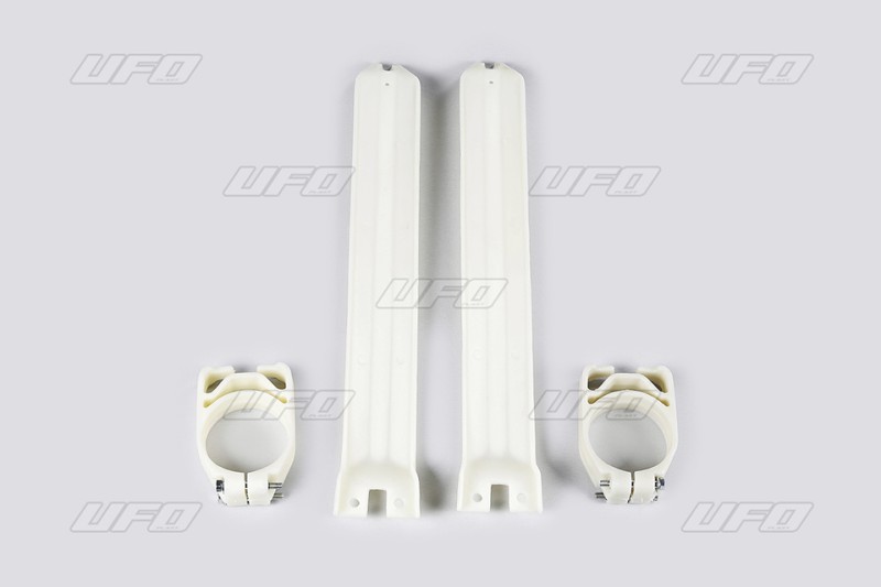UFO OSŁONY TELESKOPÓW ( AMORTYZATORÓW ) PRZEDNICH KAWASAKI KX 125/250/500 '91-'93 KOLOR NEUTRAL (Z PROWADNICAMI)