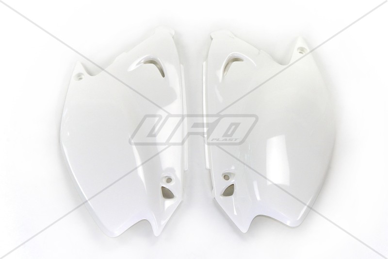 UFO BOCZKI TYLNE KAWASAKI KX 125/250 '03-'17 KOLOR BIAŁY