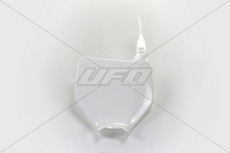 UFO TABLICA NA NUMER STARTOWY KAWASAKI KX 125/250 '03-'08, KXF 250 '04-'08, KXF 450 '06-'08 KOLOR BIAŁY - ZASTĘPUJE KA03763047