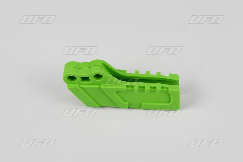 UFO PROWADNICA ŁAŃCUCHA KAWASAKI KX 125/250 '03-'17, KXF 250 '04-'05 KOLOR ZIELONY (1)
