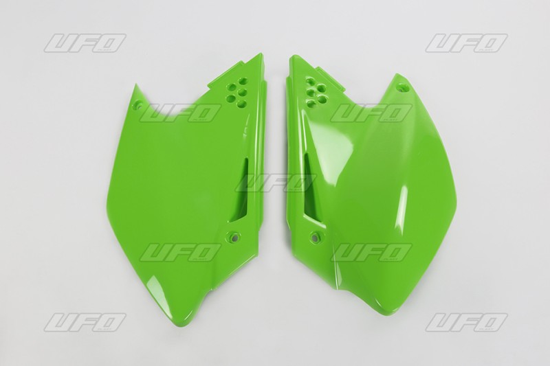 UFO BOCZKI TYLNE KAWASAKI KXF 250 '06-'08 KOLOR ZIELONY