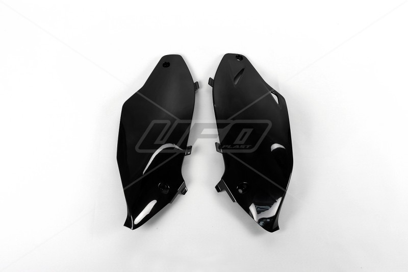 UFO BOCZKI TYLNE KAWASAKI KXF 250 '13-'16, KXF 450 '12-'15 KOLOR CZARNY