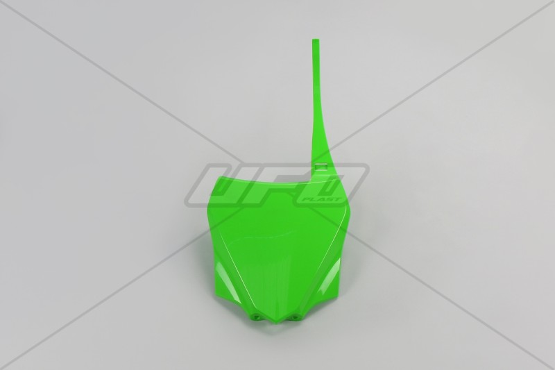 UFO TABLICA NA NUMER STARTOWY KAWASAKI KX 85 '14-'25, KX 100 '14-'21, KX 112 '22-'25 KOLOR ZIELONY