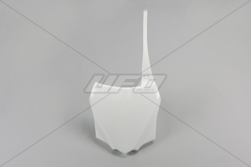UFO TABLICA NA NUMER STARTOWY KAWASAKI KX 85 '14-'25, KX 100 '14-'21, KX 112 '22-'25 KOLOR BIAŁY