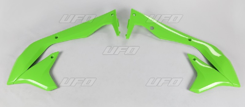 UFO OSŁONY CHŁODNICY KAWASAKI KXF 450 '16-'17, KOLOR ZIELONY