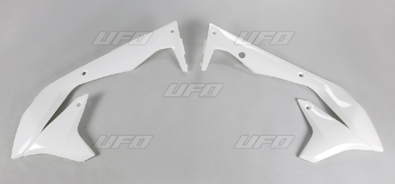 UFO OSŁONY CHŁODNICY KAWASAKI KXF 450 '16-'17 KOLOR BIAŁY