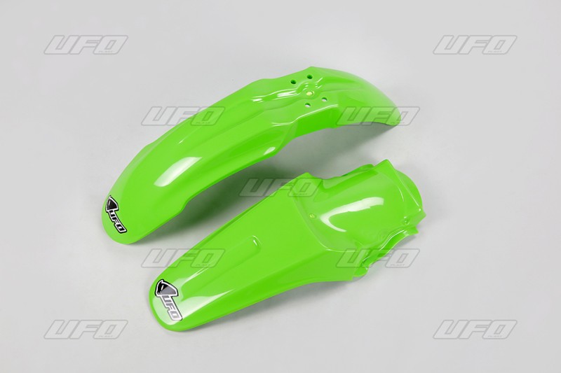 UFO KOMPLET BŁOTNIKÓW KAWASAKI KX 85 '01-'09 (KA02757K026, KA03715K026) KOLOR ZIELONY