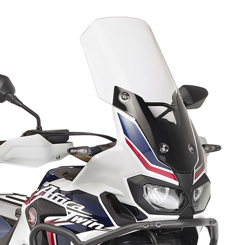 KAPPA SZYBA HONDA CRF 1000L AFRICA TWIN (16-19), CRF 1000L AFRICA TWIN ADVENTURE SPORTS (18-19) 60 X 35 CM PRZEZROCZYSTA (1)