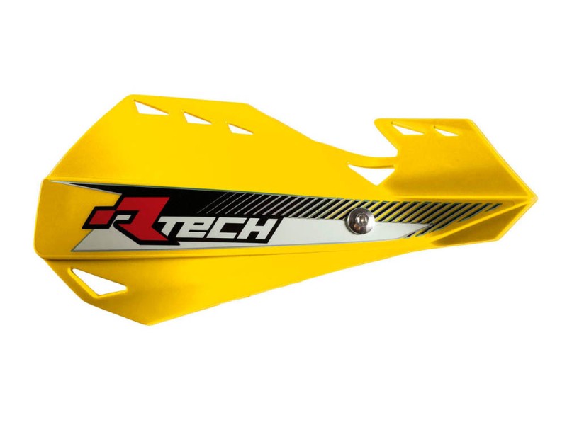 RACETECH (RTECH) OSŁONY RĄK (HANDBARY) DUAL EVO KOLOR ŻÓŁTY (Z MOCOWANIAMI DO KIEROWNICY)